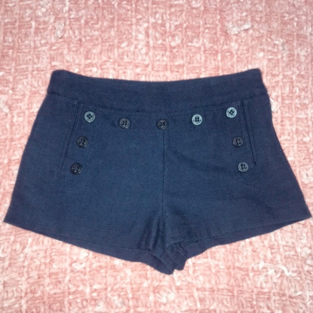 Retro Sailor Nautical Shorts